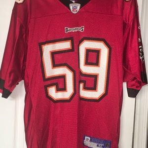 TAMPA BAY BUCCANEERS REEBOK JERSEY #59 - MASON FOSTER Sz MEDIUM
